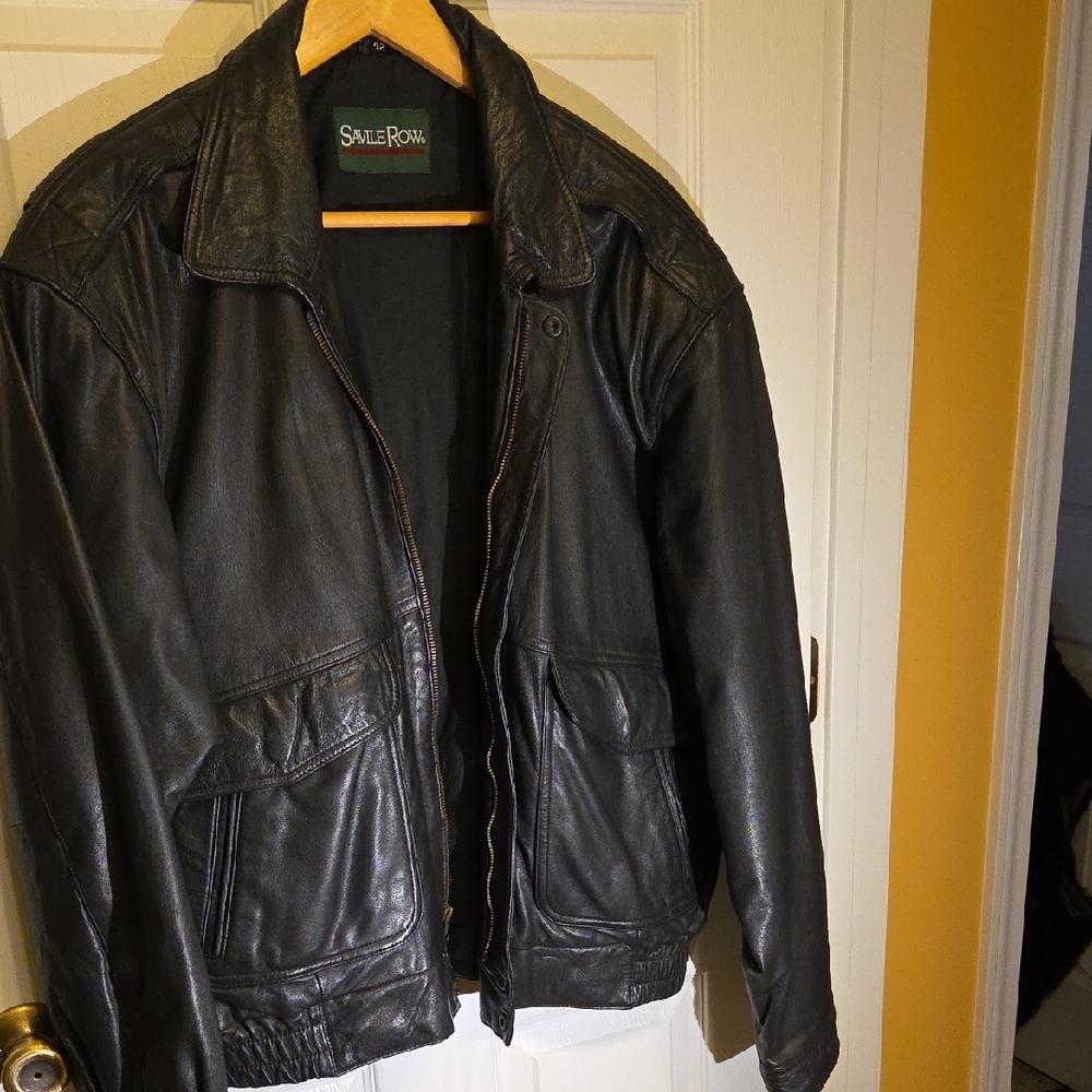 Black Leather Jacket for Men